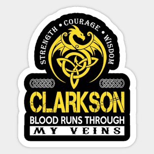 CLARKSON Sticker